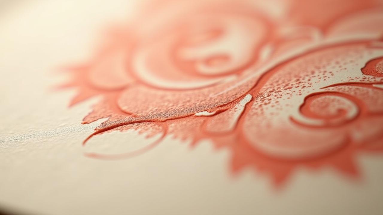 Close-up of a handcrafted letterpress print, showing deep impression on cotton paper and rich ink texture.